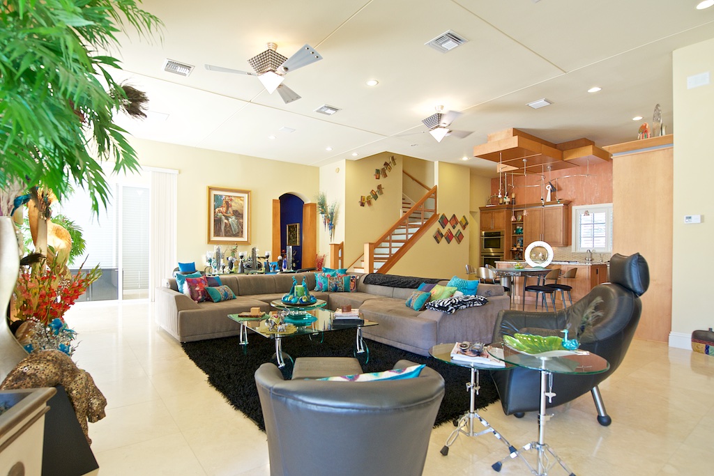 Lake Butler Sound Modern Home with Courtyard Pool Masters Realty